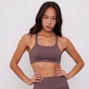 SET ACTIVE Box X Sports Bra Sculptflex in Pepper - Size S